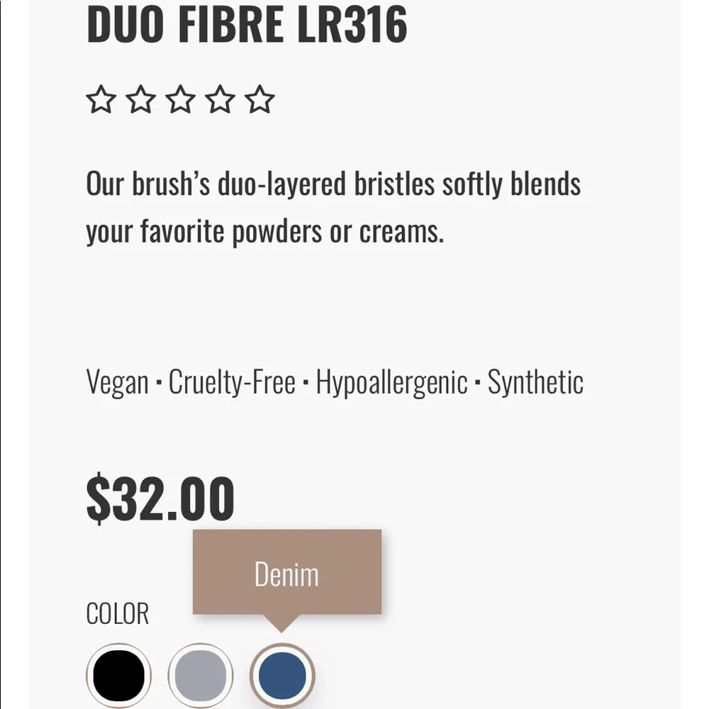 New Laruce LR316 Duo Fibre brush